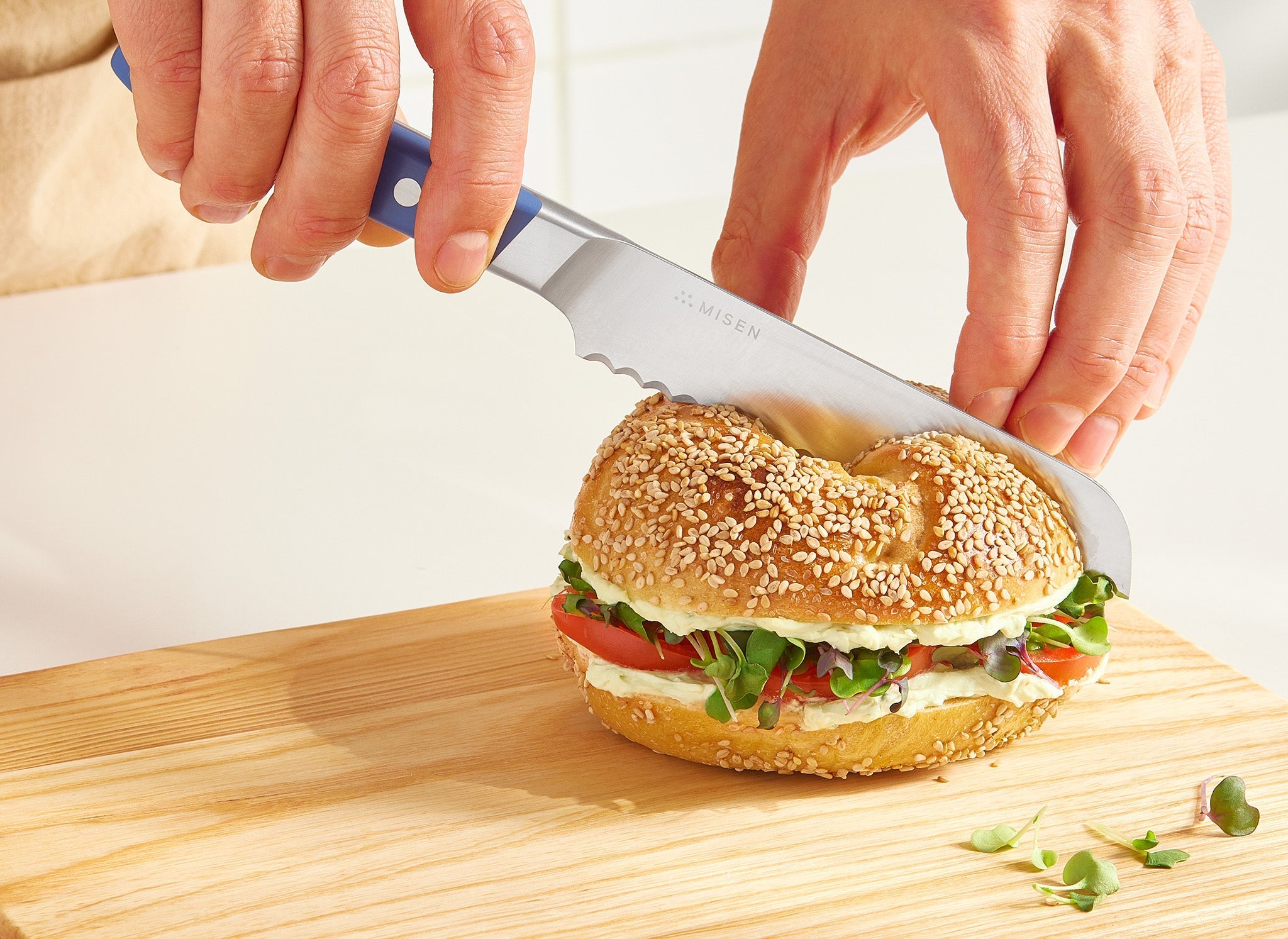 Personalized 5 inch Serrated Knife